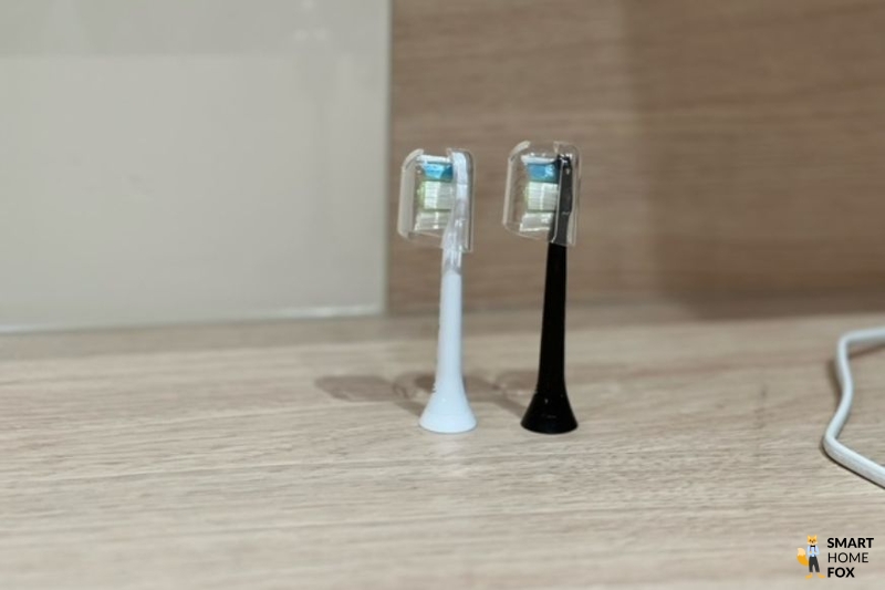 Different brush heads for electric toothbrushes.